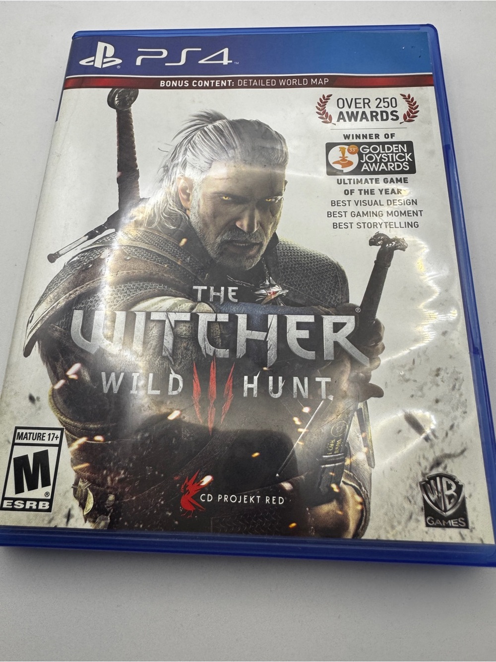 The Witcher 3 Wild Hunt PS4 CIB Pristine with Physical World Map Paper Insert